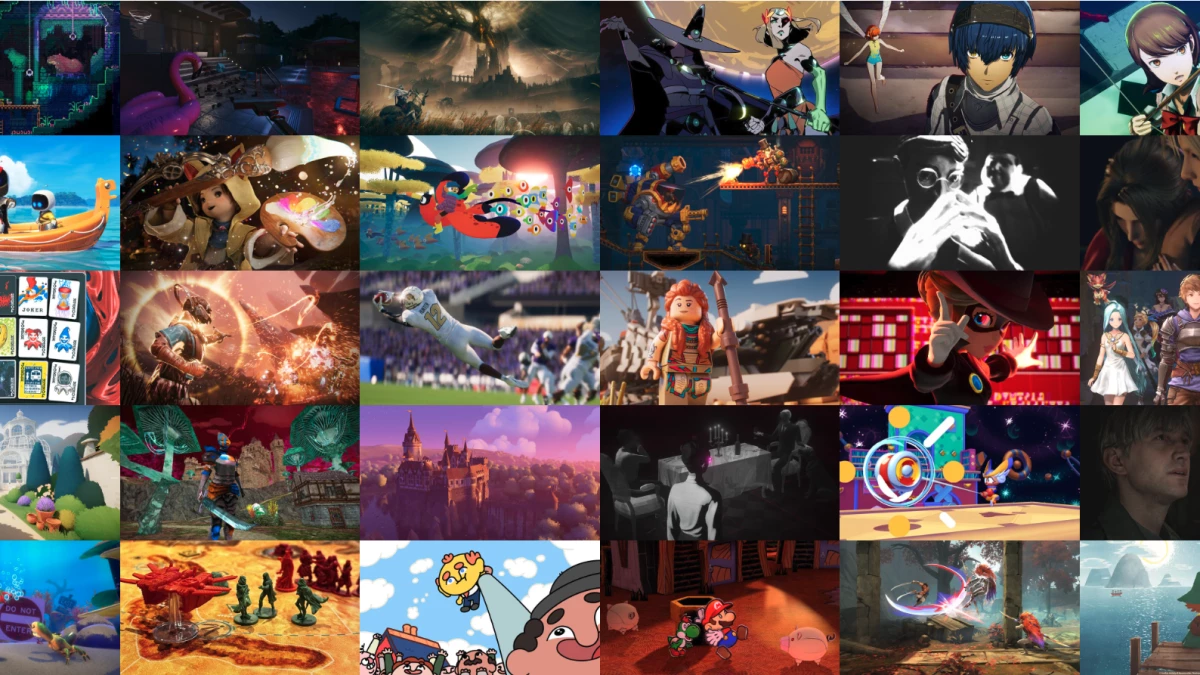 Montage of key art from indie games Nine Sols, Little Kitty Big City, and Minishoot' Adventures for Steam wishlist 2025