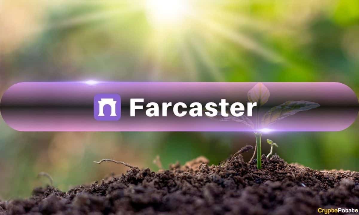 Neynar acquires Farcaster announcement graphic featuring Neynar and Farcaster logos, protocol transfer details, Dan Romero confirmation 2026