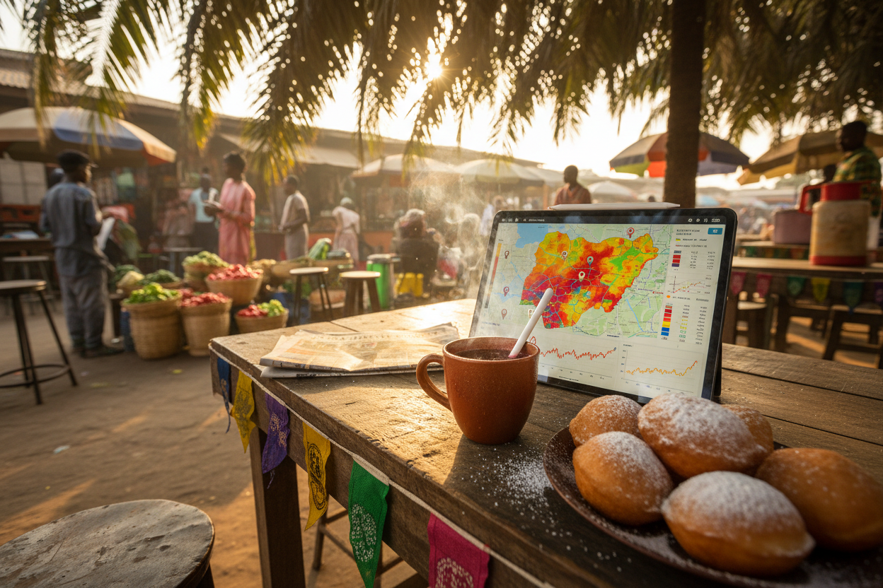 NGN Stablecoin P2P Rates Abuja Nigeria Volumes Tracker Map