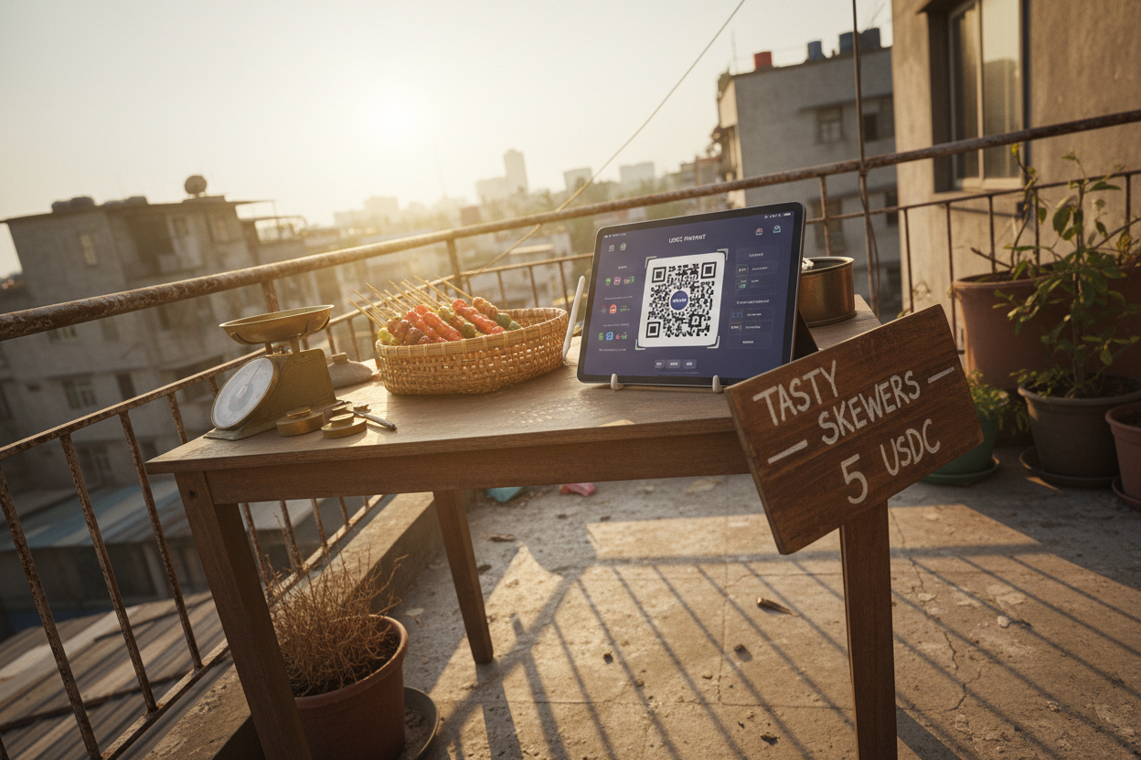 Offline USDC QR Codes for Street Vendors: Accept Stablecoin Payments Without Internet