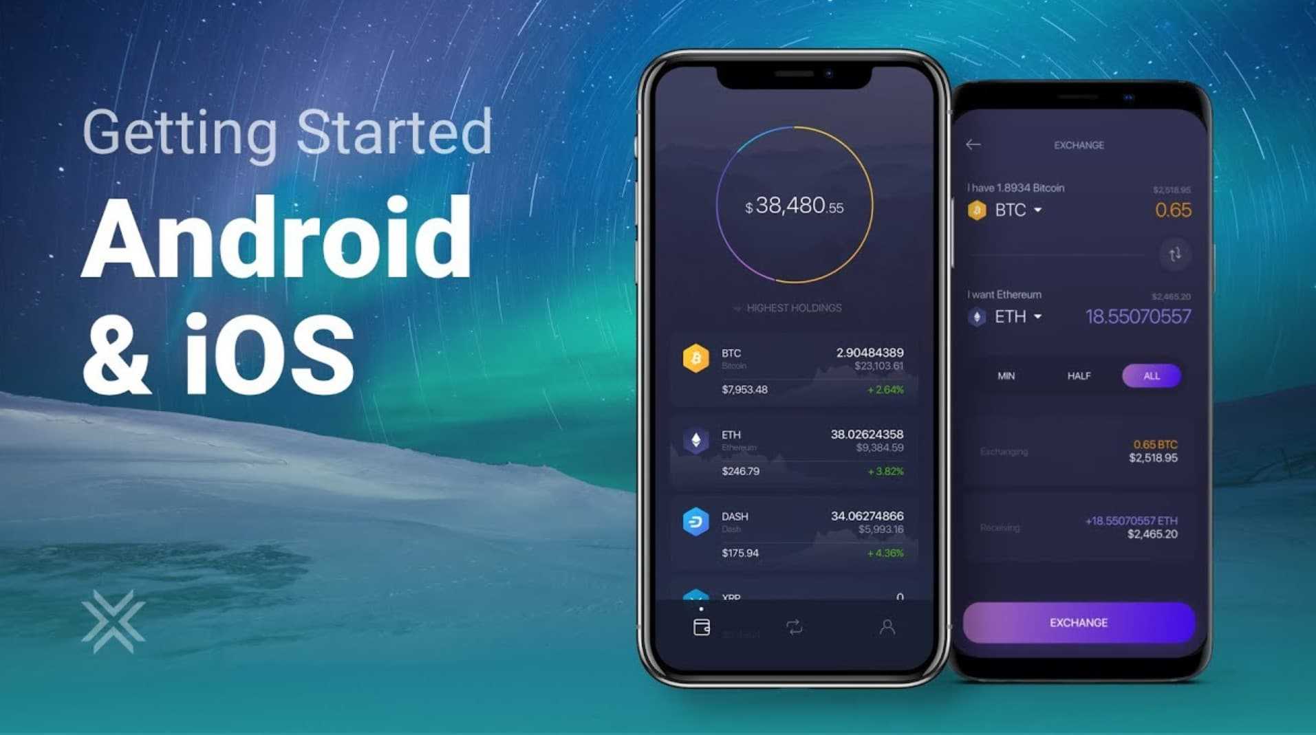 OKX Wallet and Trust Wallet mobile app interfaces side by side comparison 2025
