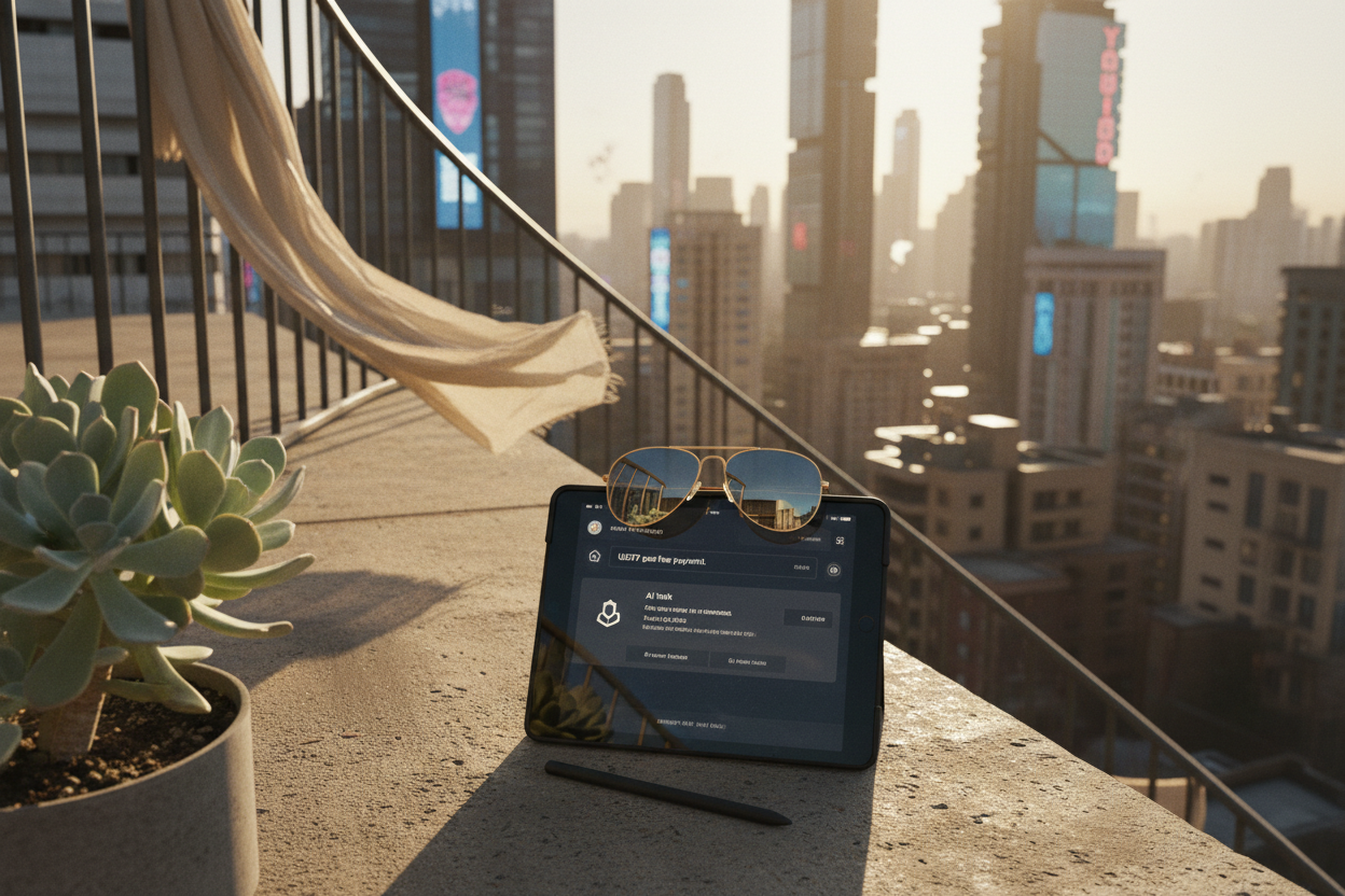 Paying Gas Fees in USDT or USDC via EIP-7702 for Keyless AI Tasks