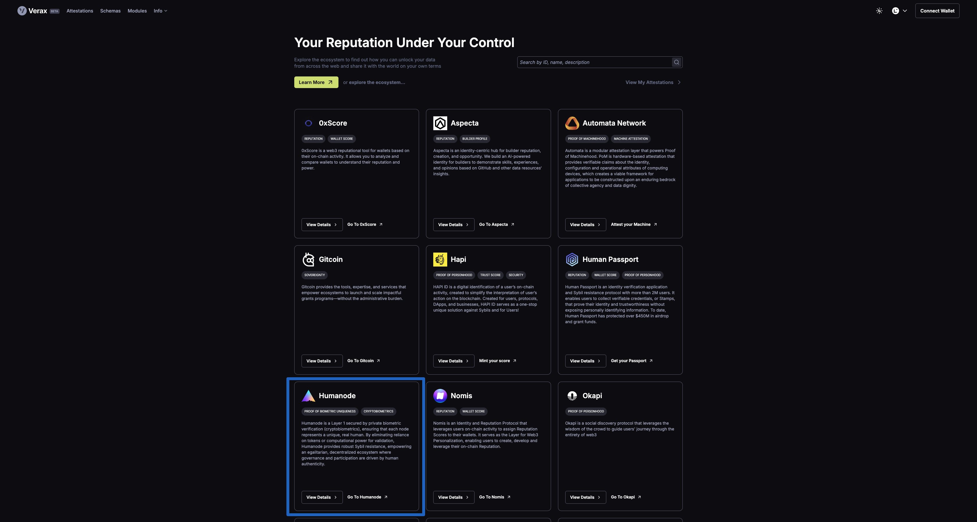 People using a digital identity wallet app to access multiple Web3 dApps, illustrating reusable KYC and onchain attestations