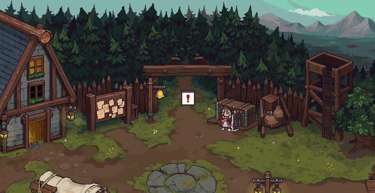 Pixel-art heroes from HunterTales and Ditto Quest blockchain RPG games