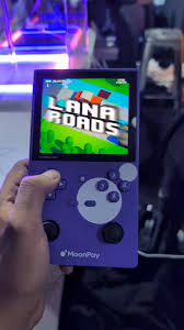 Close-up of Play Solana PSG1 handheld gaming console showcasing its design and features