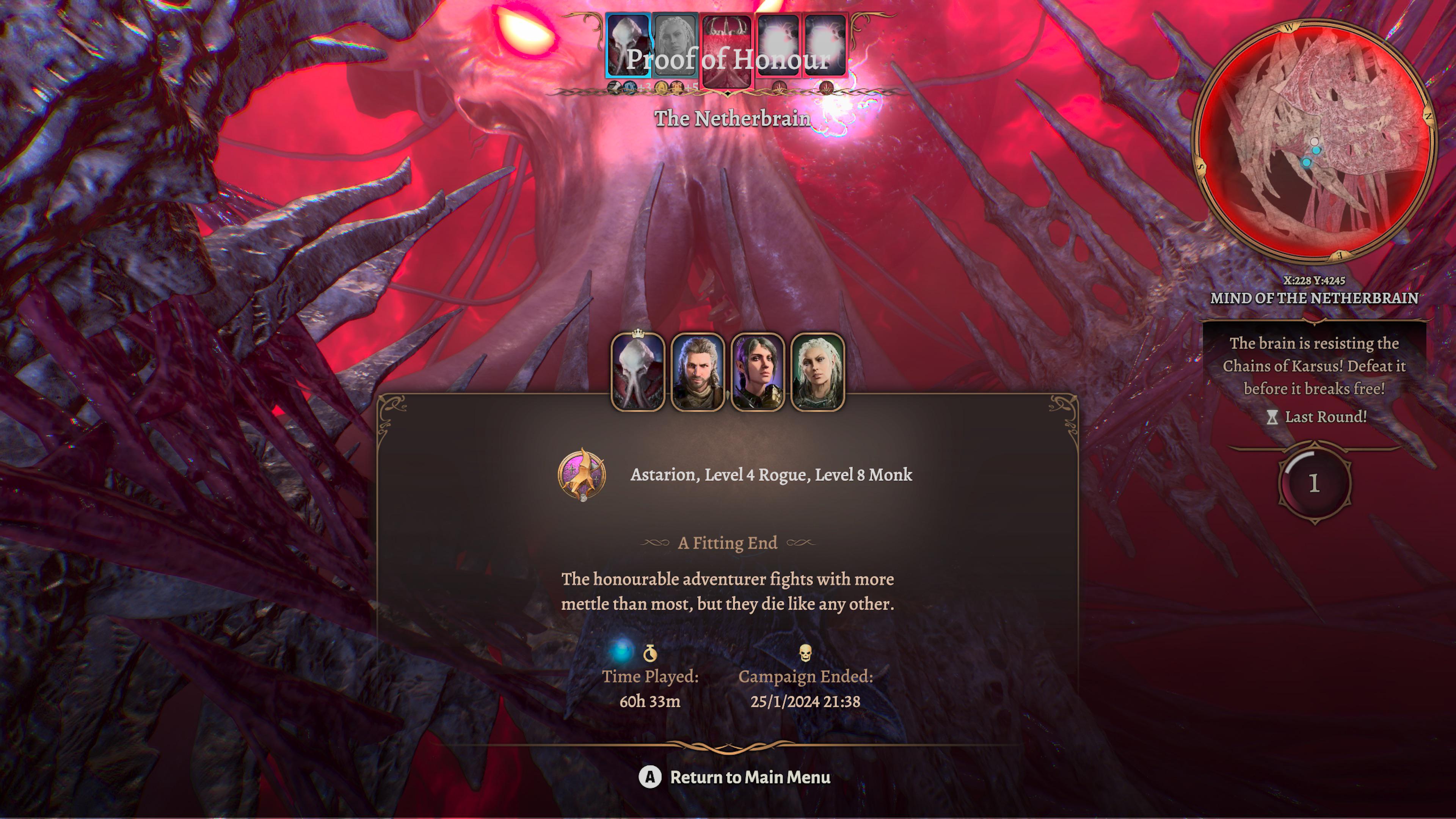 Baldur's Gate 3 Act 1 player screenshot of Nautiloid crash landing over Sword Coast, fiery descent dramatic landscape BG3 epic moment