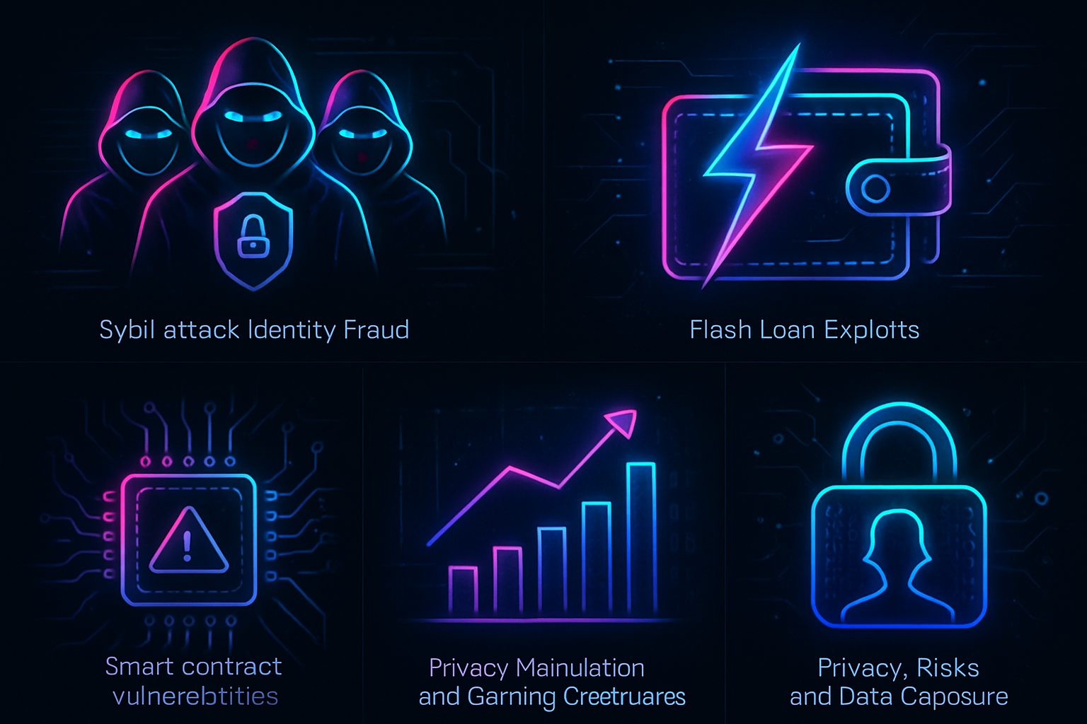 Risks and Security Concerns in On-Chain Credit Scoring Systems