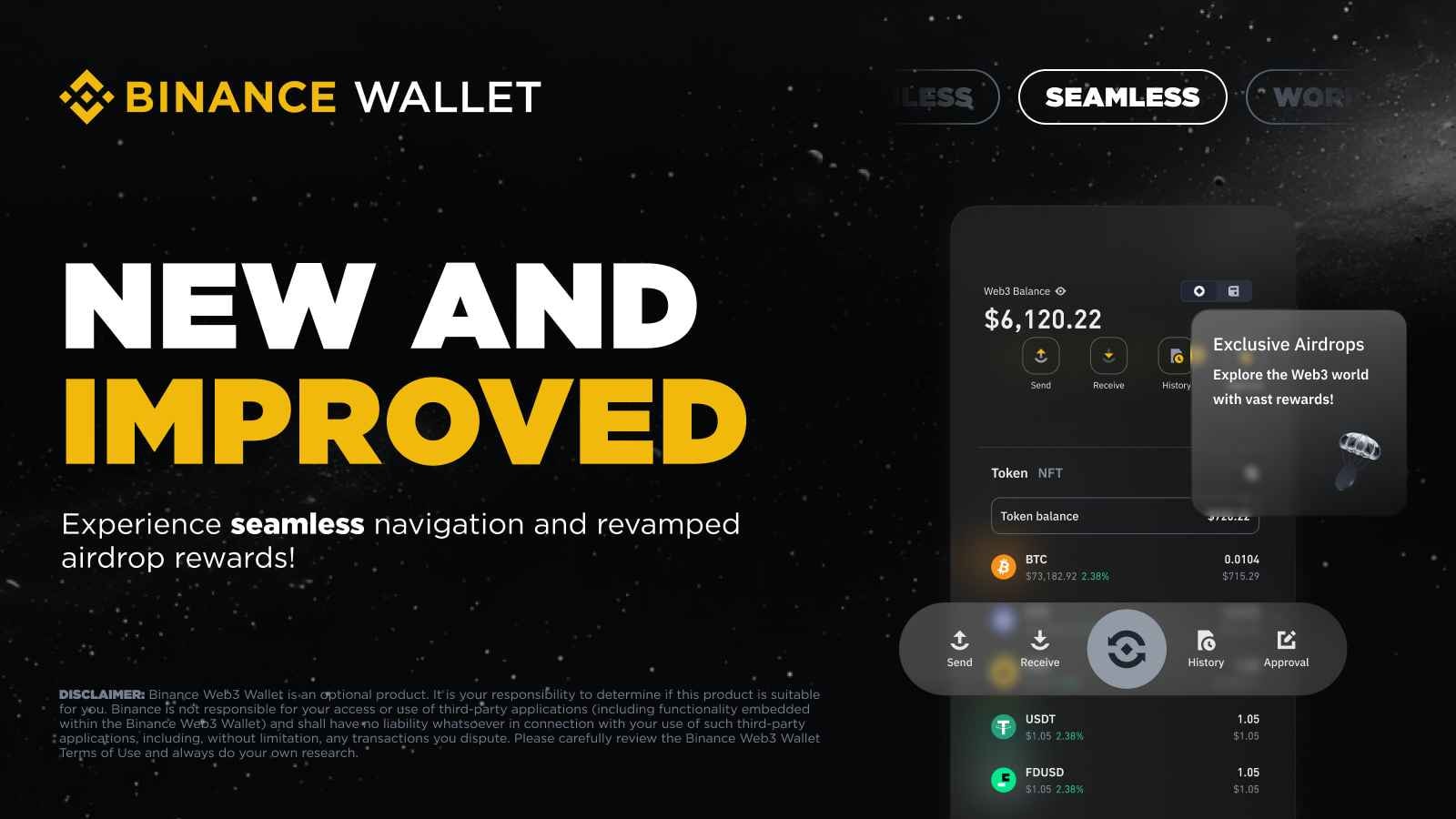 Screenshot of Binance Wallet Quick Buy interface highlighting fast and easy crypto purchase flow