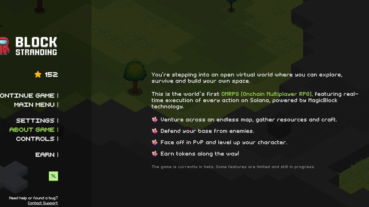 BlockStranding open-world PvP gameplay screenshot on Solana MMORPG showing players in sci-fi environment