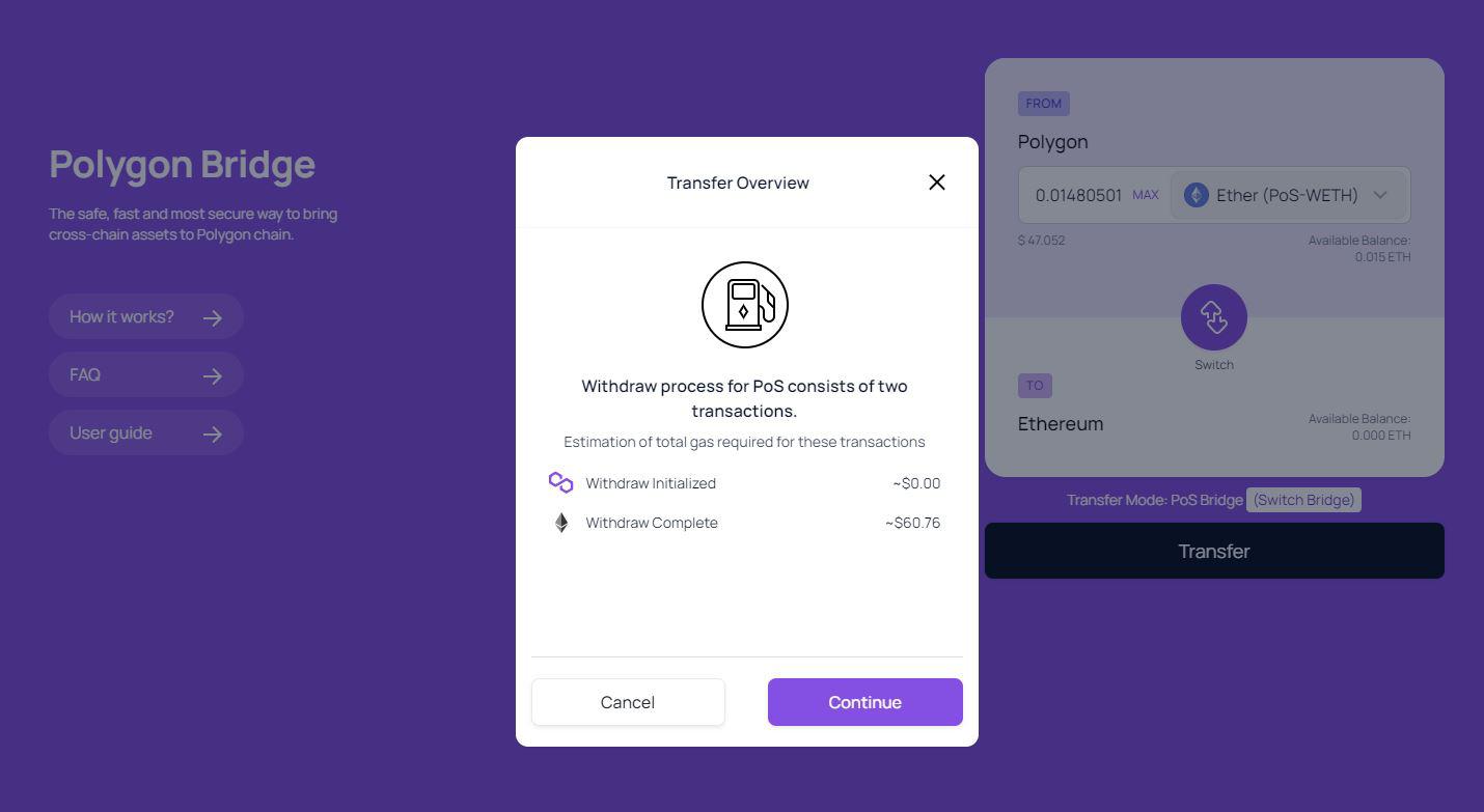 Screenshot of MetaMask wallet connected to QuickSwap DEX on Polygon network, displaying low gas fees and fast transaction for Polygon L2 setup tutorial
