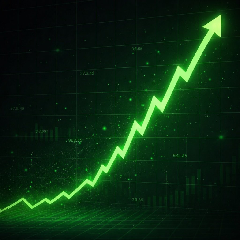 RealT dashboard screenshot showing rental income streams as green upward spikes overlaid on tokenized property values, demonstrating blockchain real estate tokenization transformation