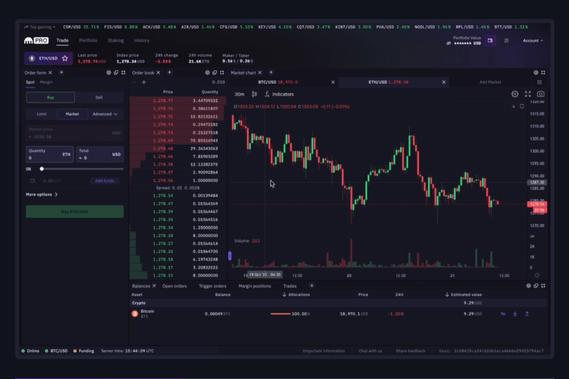 Tokenized Tesla (TSLAX) trading screen on Kraken app interface, showcasing digital stock trading features without displaying specific price data.
