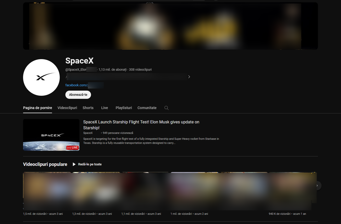 Screenshot of a fraudulent deepfake livestream impersonating a major crypto exchange CEO used in a 2025 cryptocurrency scam