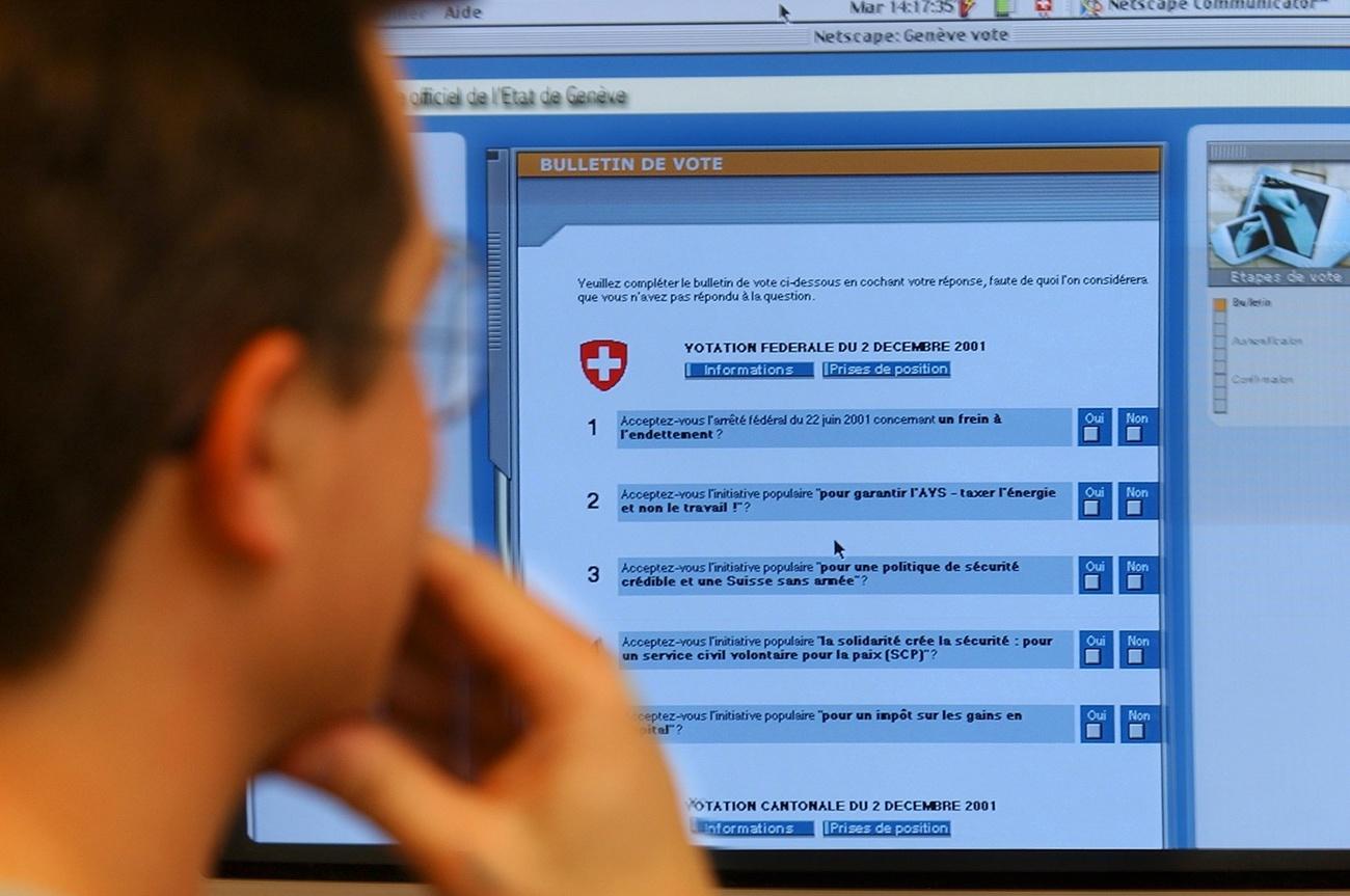 Secure ballot box wrapped in blockchain chains and protected by privacy shields, symbolizing anonymous voting and voter privacy in DAOs