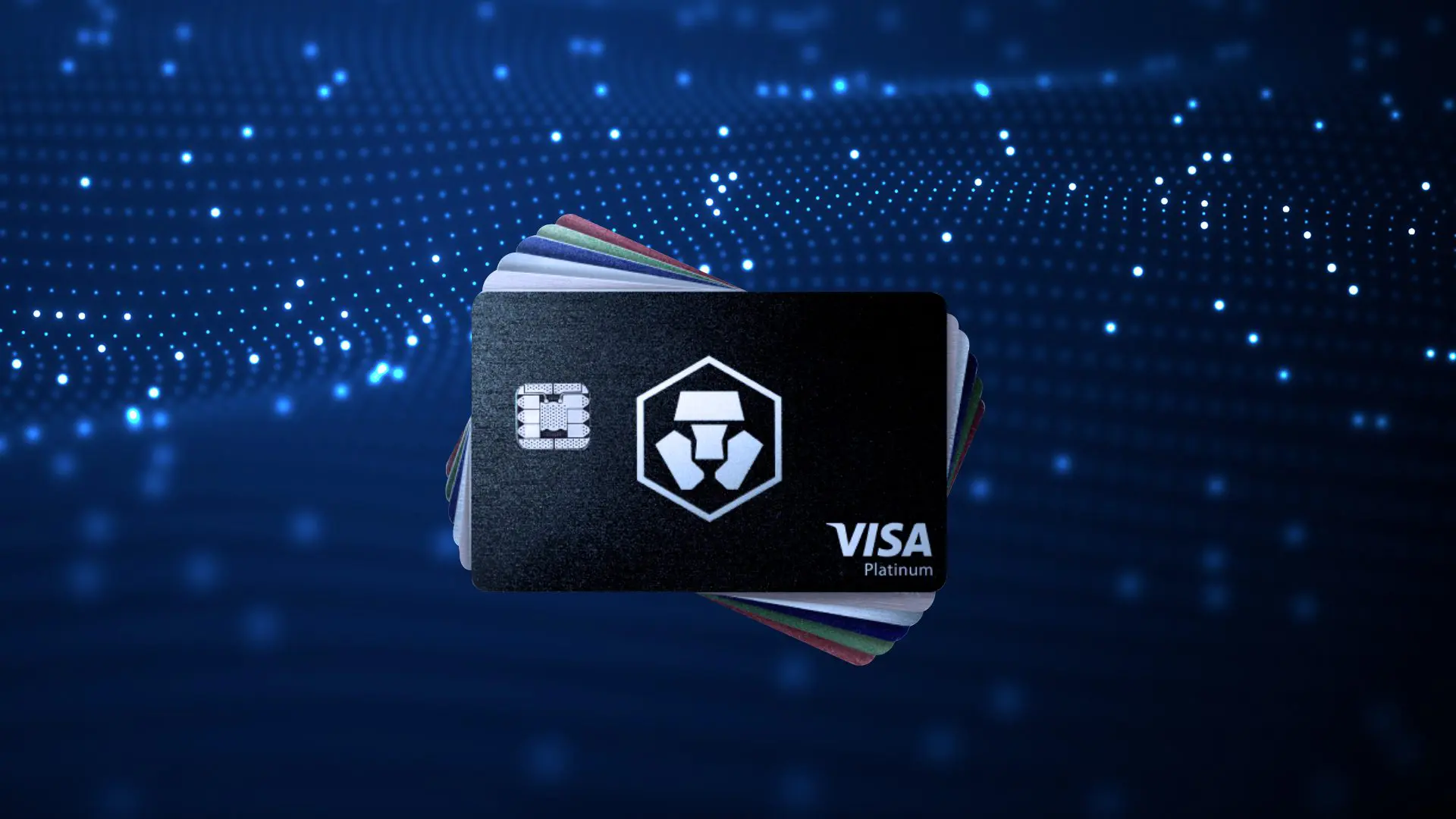 Side-by-side comparison of Crypto.com Visa and Binance Card placed on a table, highlighting their design and branding for a governance token rewards article.