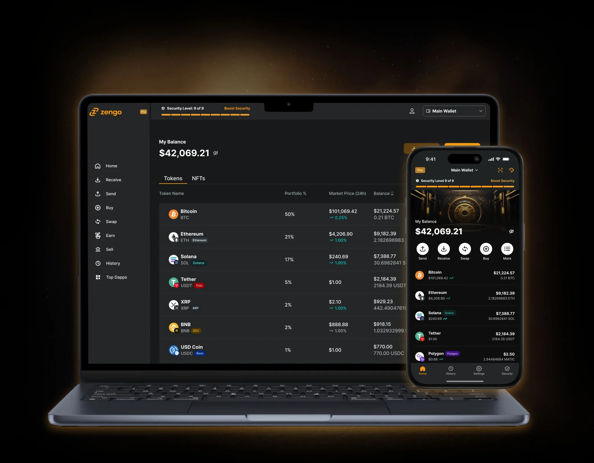 Side-by-side comparison of Binance Wallet Web Beta and MetaMask user interfaces for 2025 crypto trading