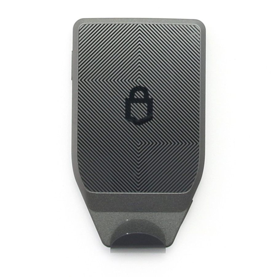 Side-by-side product comparison of Trezor Safe 7 aluminum hardware wallet and Ledger Nano X with Sparrow Wallet interface on desktop for Bitcoin security 2026