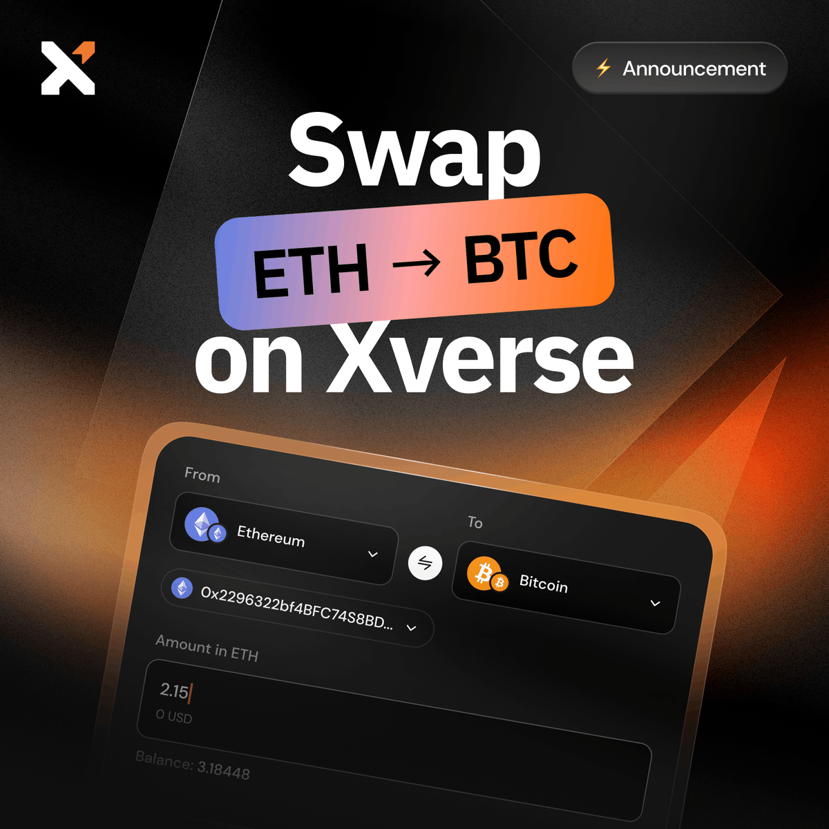 Sleek unified crypto wallet dashboard displaying multi-chain balances, gasless swaps, and seamless DeFi transactions in chain abstraction UX