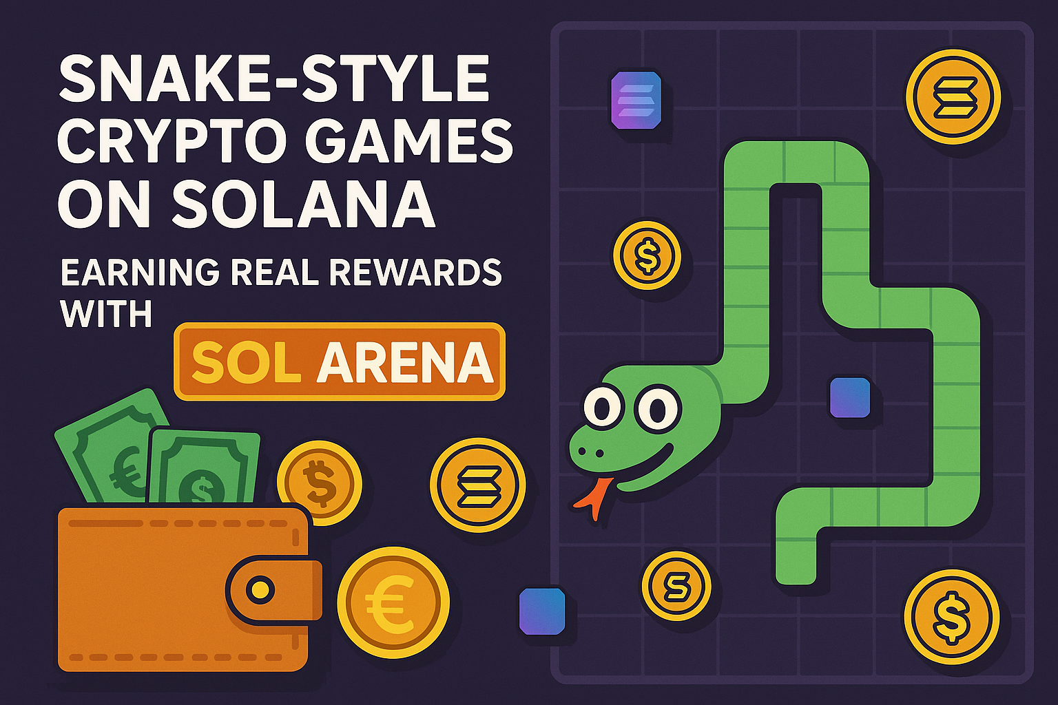 Snake-Style Crypto Games on Solana: Earning Real Rewards with Sol Arena