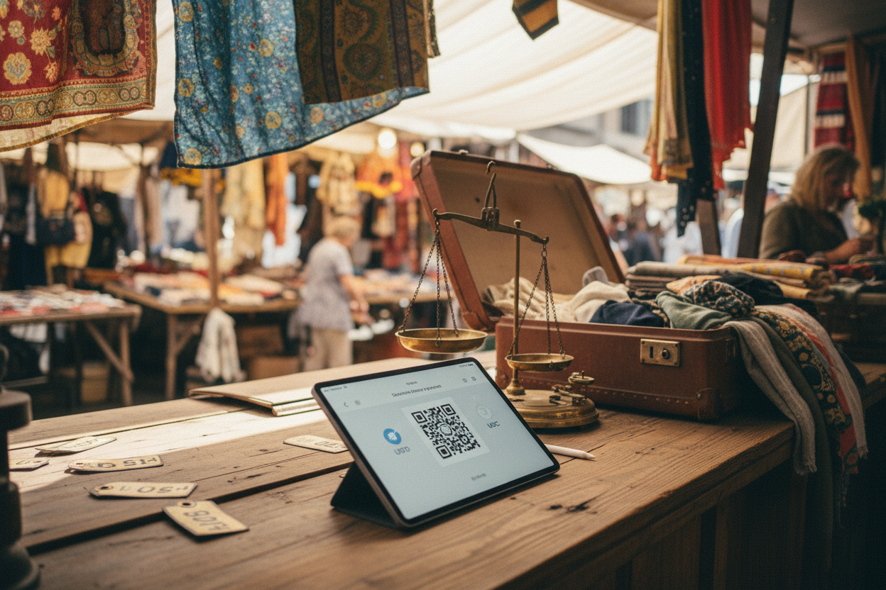 Stablecoin QR Codes for Offline Merchants: Accepting USDT and USDC at Street Markets Without Internet