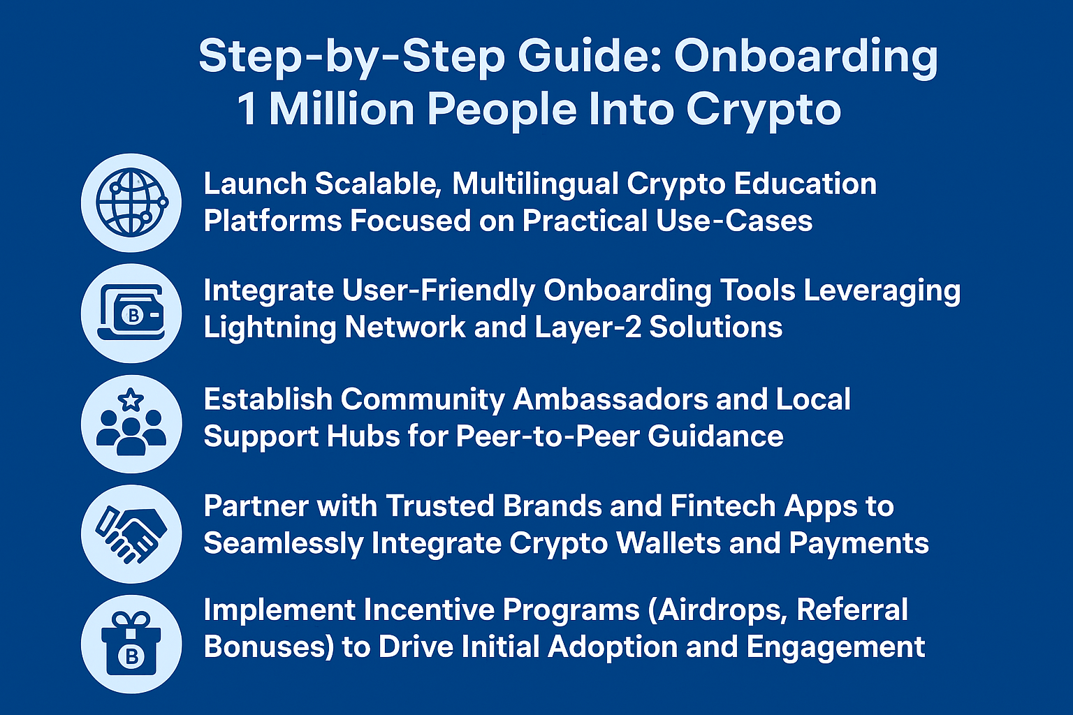 Step-by-Step Guide: Onboarding 1 Million People Into Crypto