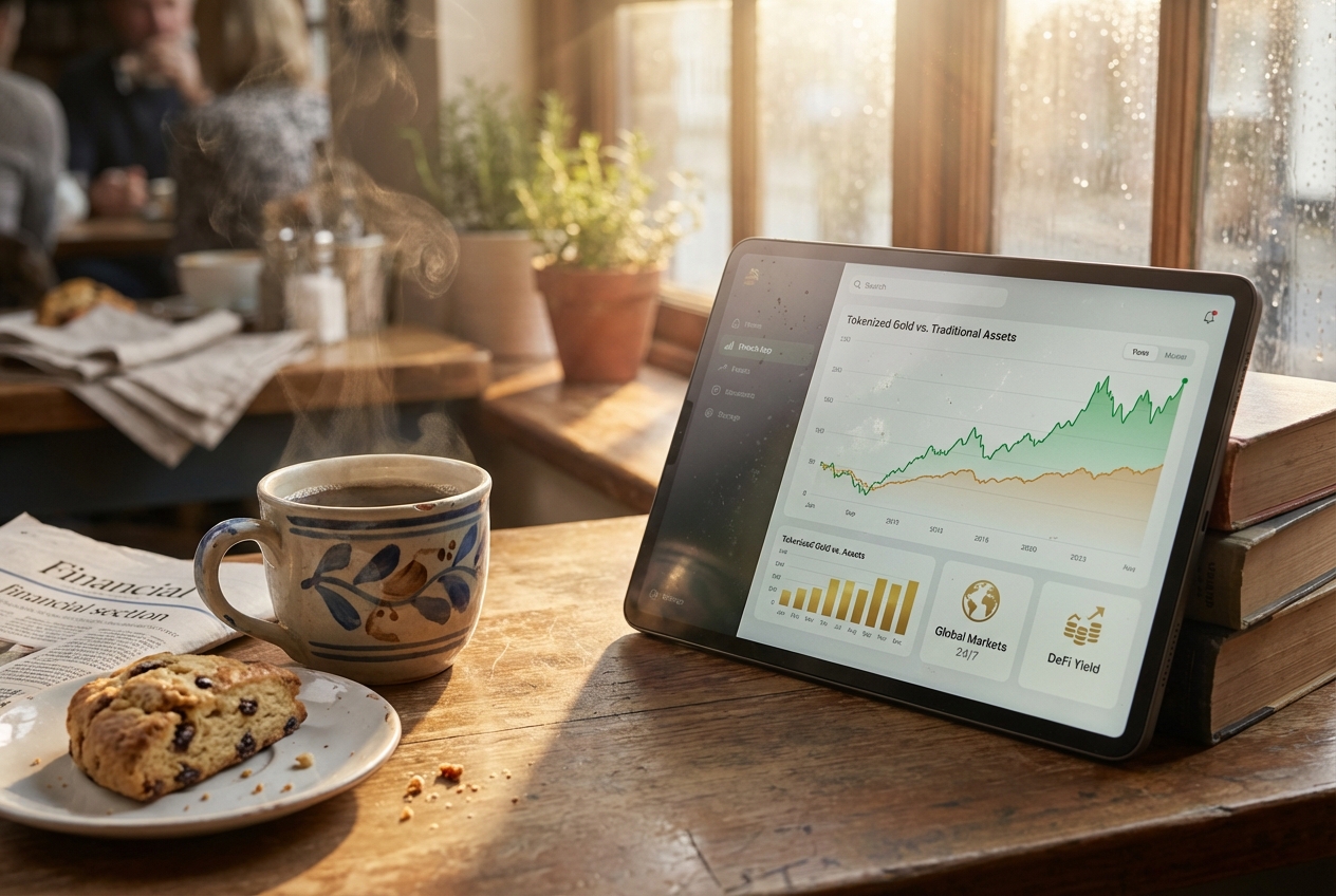 Tokenized Gold Outperforms Gold ETFs by 60% in 2025: 24/7 Trading and DeFi Yield Edge