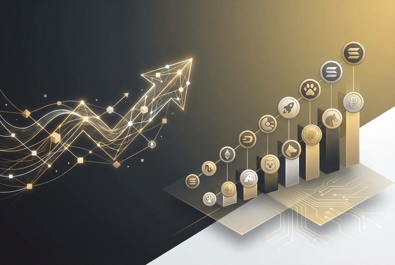 Top 10 Solana Memecoins by 7-Day Market Cap Growth: $GBACK to $PP Leaders