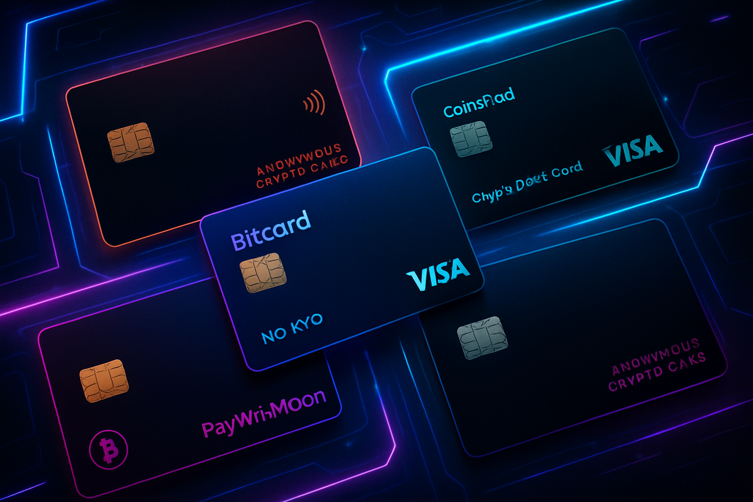 Top No-KYC Crypto Credit Cards for Anonymous Online Shopping in 2024