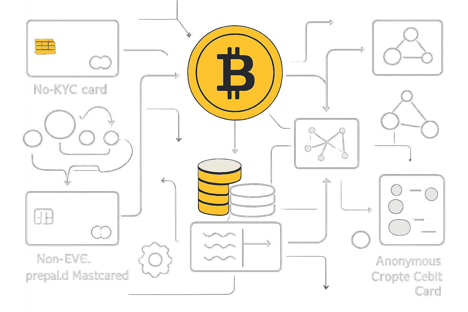Top No-KYC Crypto Credit Cards for Anonymous Purchases in 2025