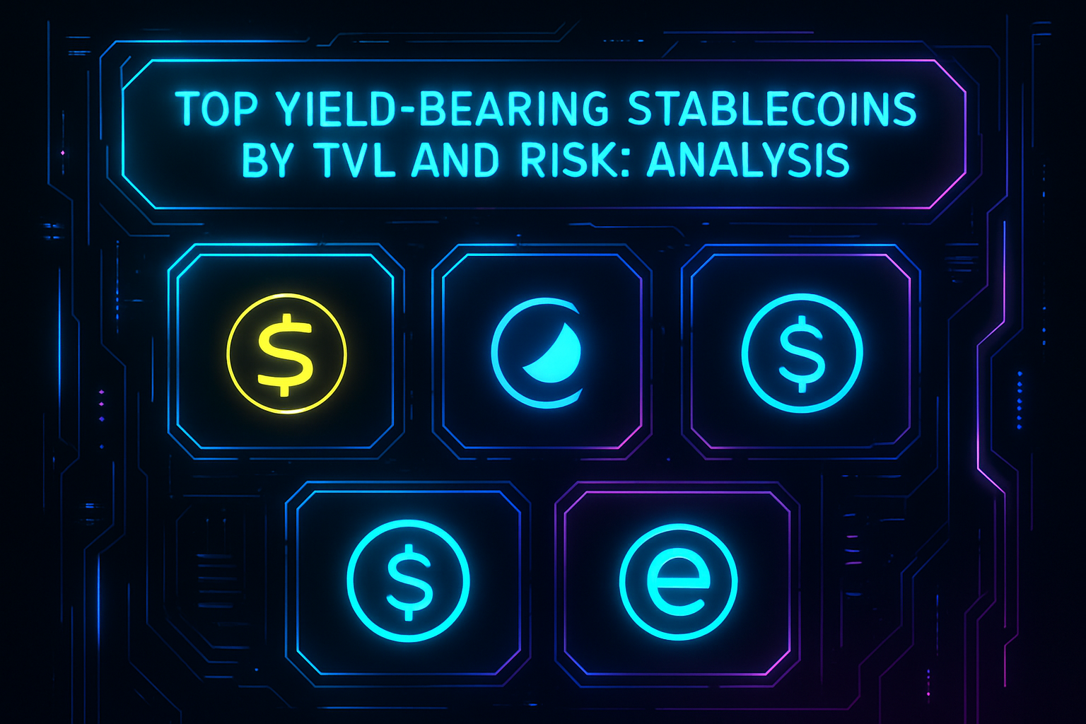 Top Yield-Bearing Stablecoins by TVL and Risk: 2024 Analysis