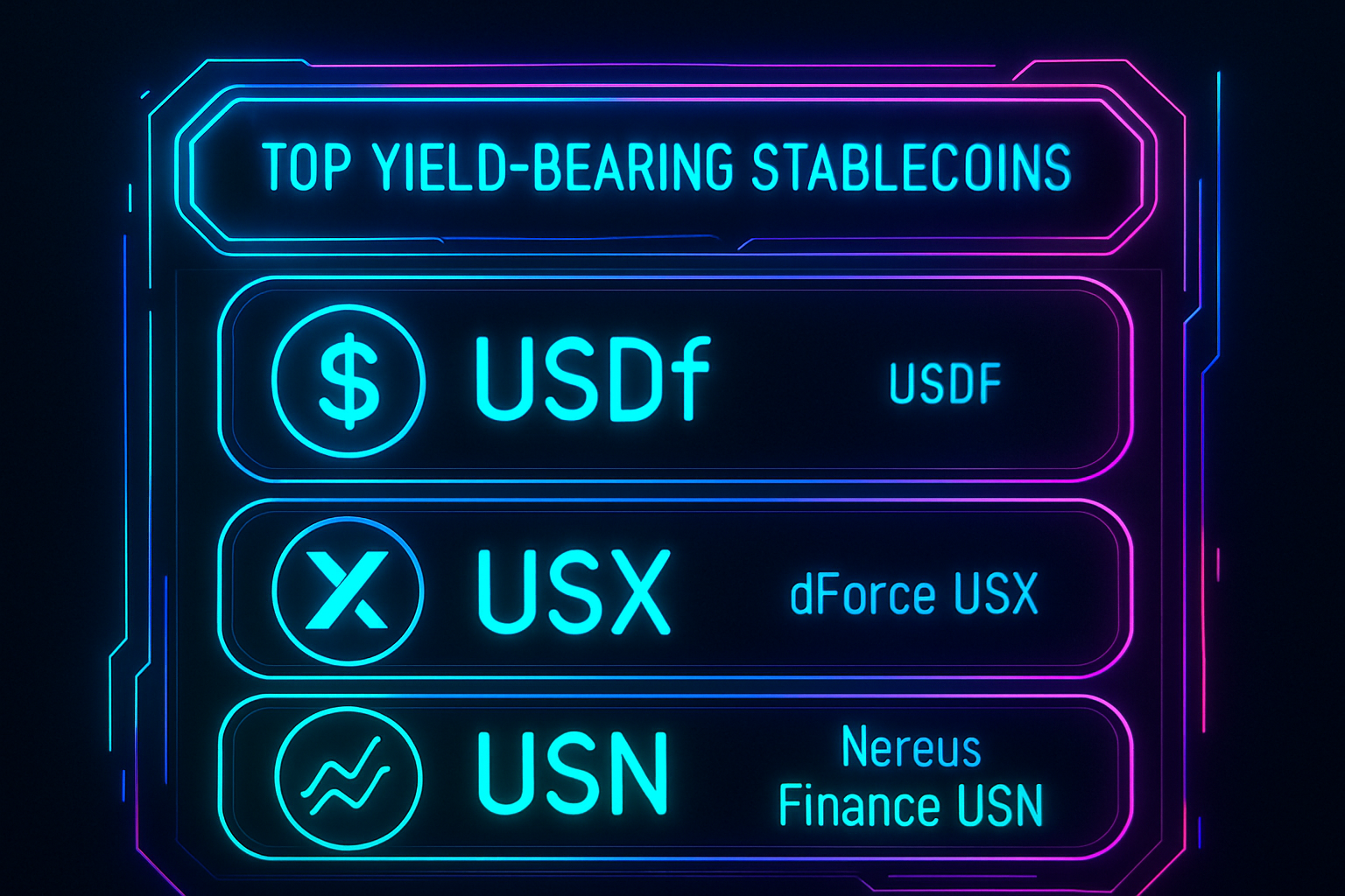 Top Yield-Bearing Stablecoins in DeFi: Comparing USX, USDf, and USN for Passive Income