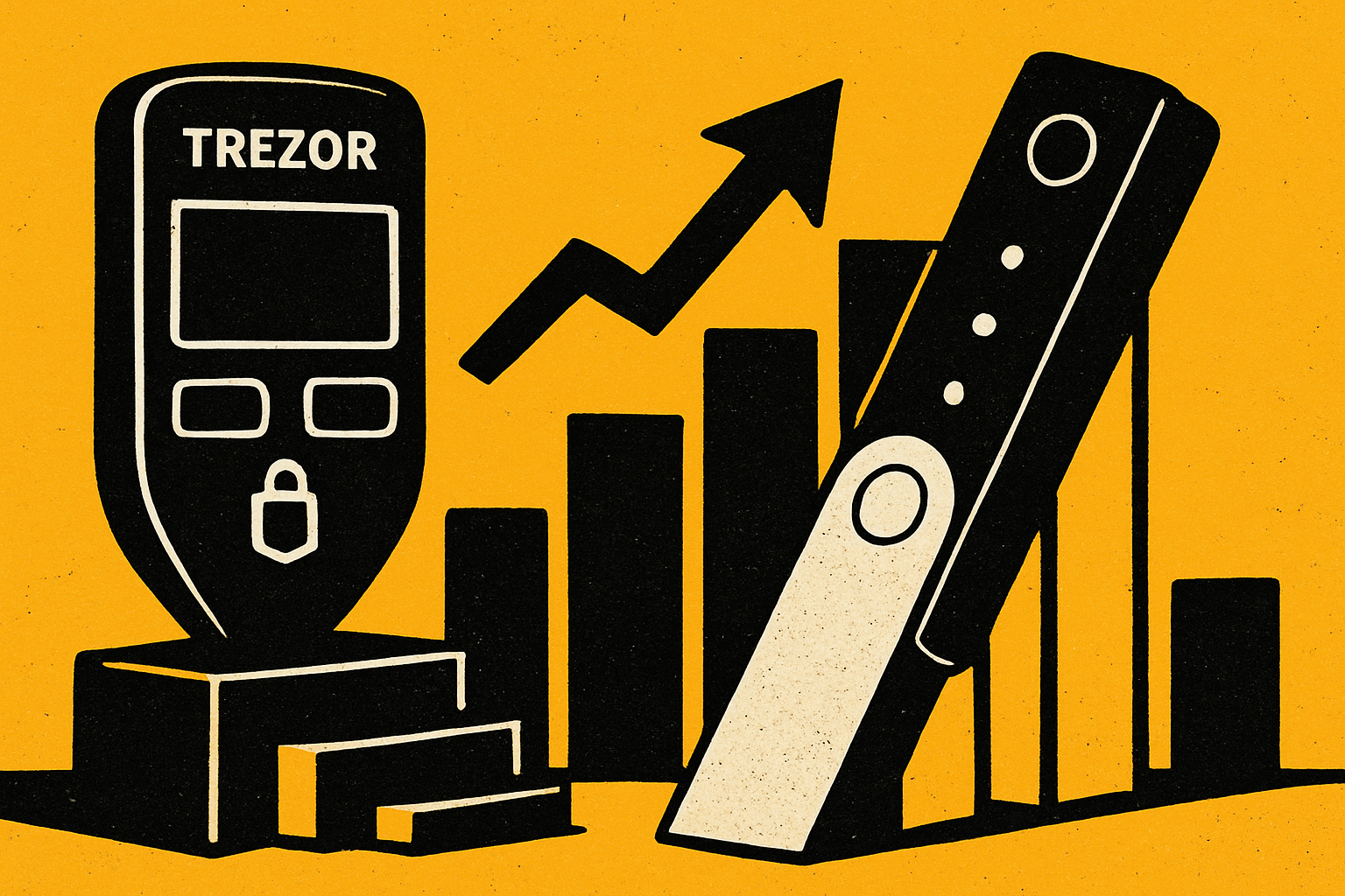 Trezor TS7 vs Ledger Nano X: Visual Comparison of the Latest Crypto Hardware Wallets (2025 Edition)