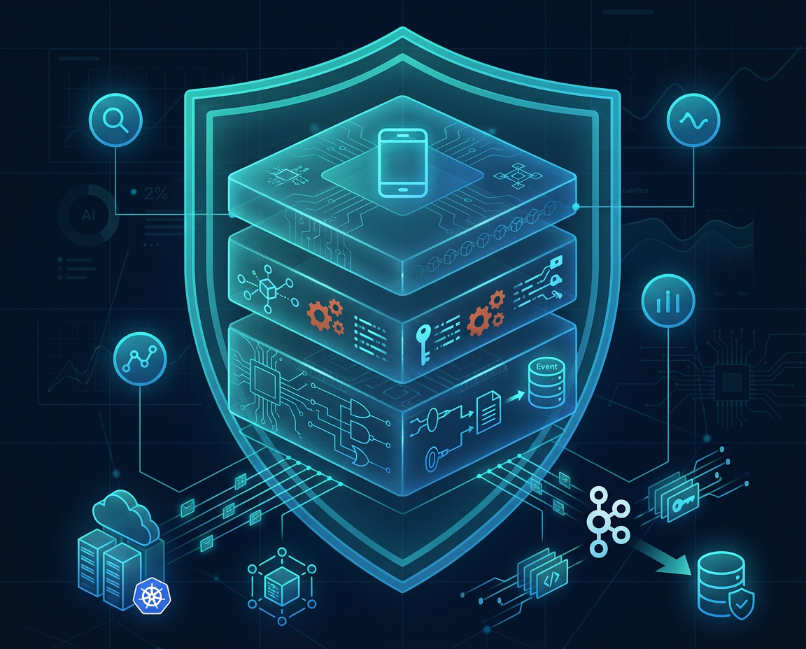 Vibrant illustration of a locked dataset securely feeding into an AI neural network model protected by a zero-knowledge proof (ZK) privacy shield, emphasizing data provenance and privacy in AI training