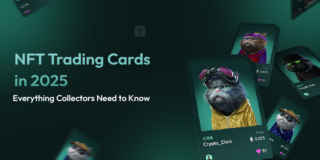 Vibrant futuristic illustration of NFT loyalty cards earned and traded via e-commerce referrals in a Web3 marketplace, showcasing blockchain rewards and crypto loyalty programs