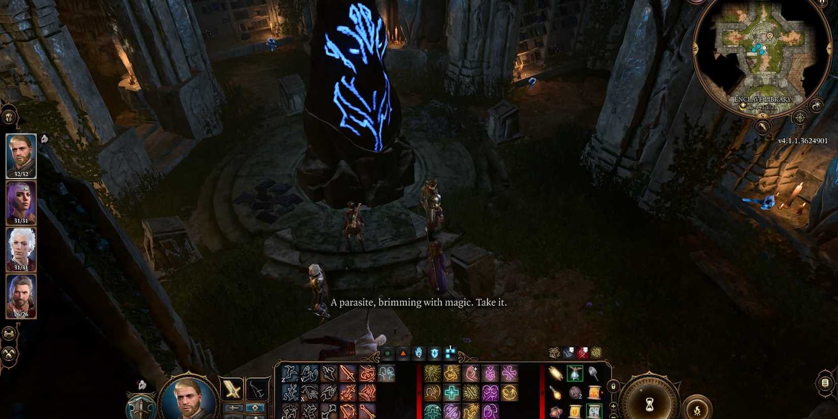 Vibrant screenshot of Mysterious Forest Doors in B3 Heroes Day 3 on Basement.fun showing glowing Golden Rune Door, Crystal Mushroom Door, Ancient Oak Door, Silver Fox Path Door, and Emerald Serpent Door options for best rewards