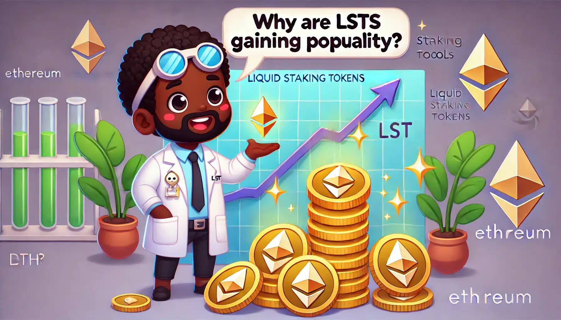 Visual comparison chart of Lido Finance, Rocket Pool, and Benqi Liquid Staking showing integration, rewards rate, and ecosystem reach for liquid staking protocols.