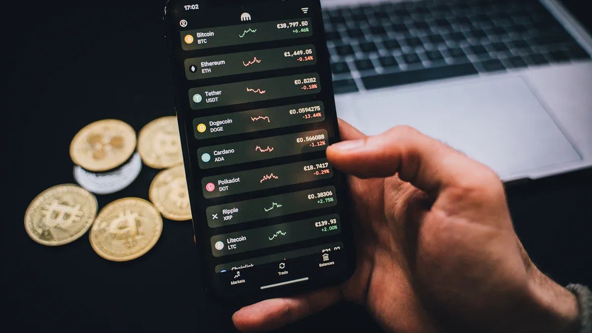 Infographic visual comparison of Binance Keyless MPC wallet security architecture vs OKX Self-Custody wallet, showing MPC key shares distribution and user-controlled private keys for crypto security 2025