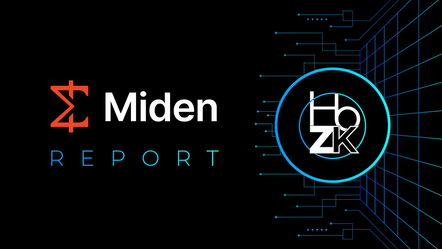 Visual diagram of Miden VM executing STARK-proven encrypted smart contracts for private DeFi, showcasing blockchain privacy and scalability
