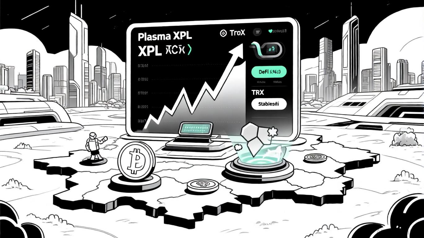 Visual diagram illustrating Plasma Chain's gasless stablecoin transfer process, highlighting zero-fee USDT transactions and paymaster gas coverage.