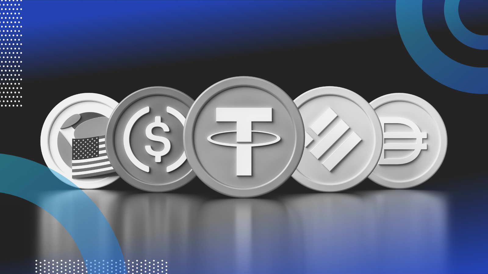 Visual explainer of delta-neutral stablecoin strategies in DeFi, illustrating balanced long and short positions to maintain price stability and generate yield