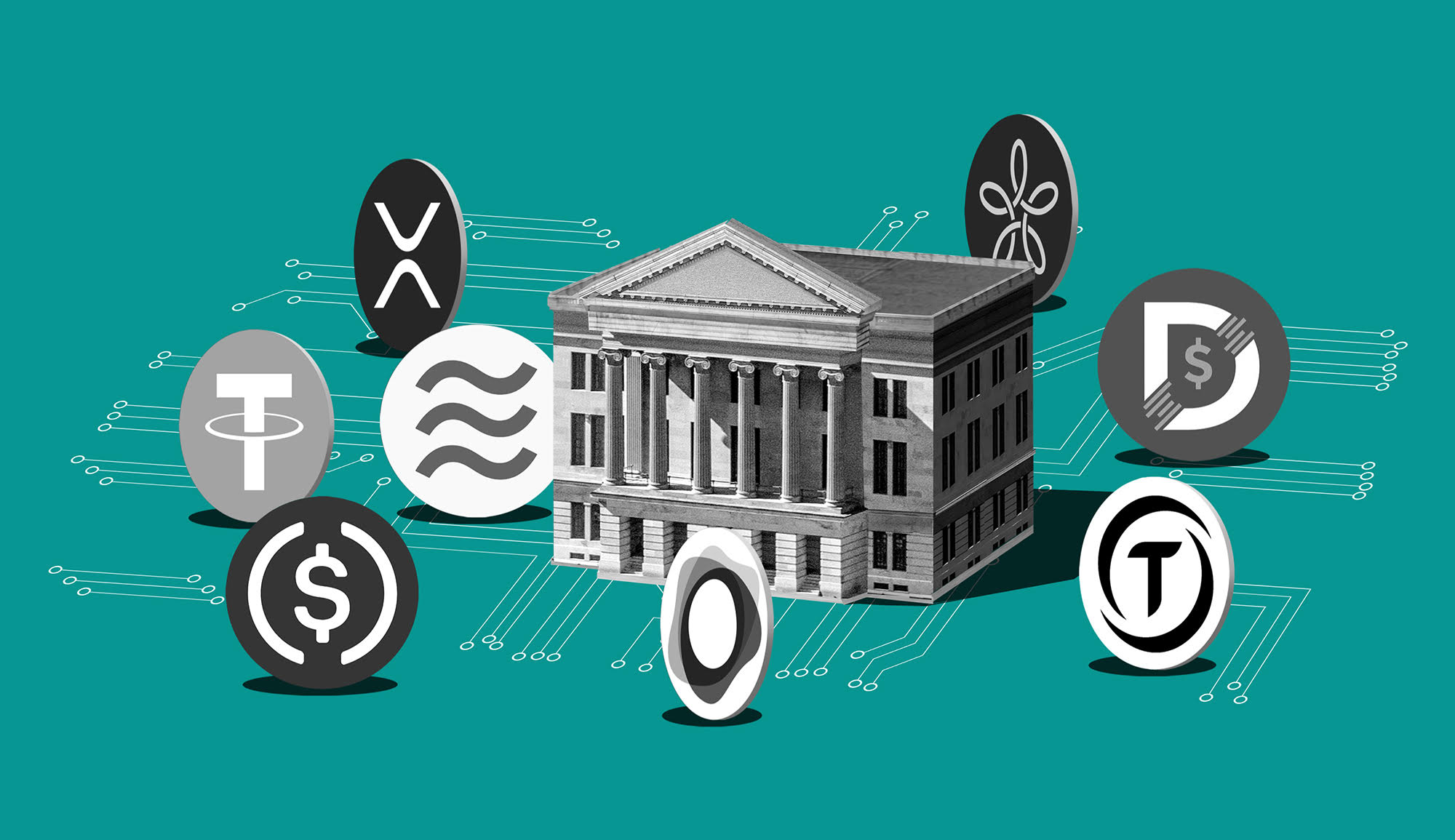 Conceptual illustration of crypto tokens flowing into a DeFi lending pool protected by a 'No Gain No Loss' UK tax shield for 2026 rules
