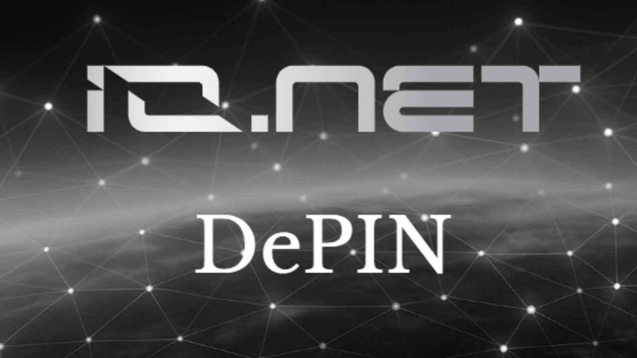 Visualization of idle GPUs powering decentralized AI training networks on DePIN marketplaces like io.net, Aethir, Render Network for monetizing hardware rewards