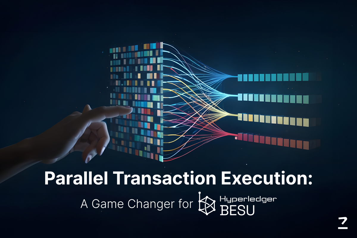 Visualization of parallel execution in modular zk rollups with multiple concurrent transaction threads in a modular blockchain architecture