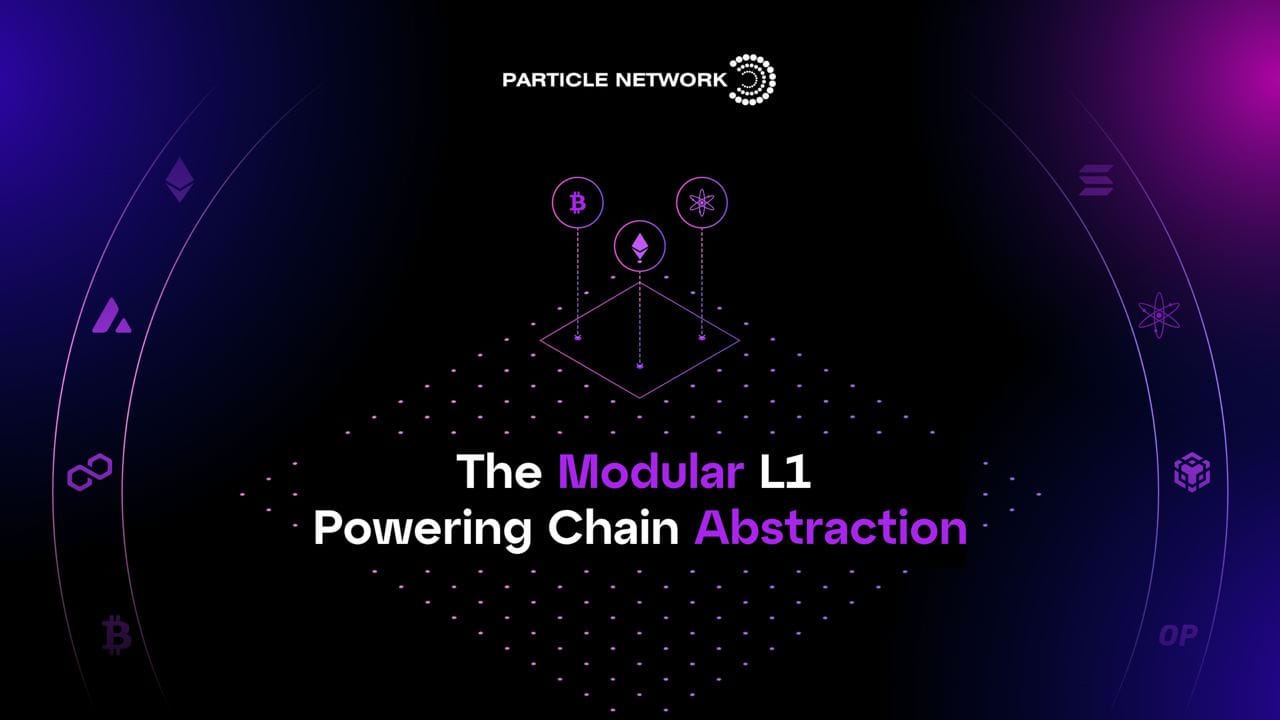 Conceptual illustration of cross-chain perpetual trading using chain abstraction, showing interconnected blockchains and seamless asset flow for decentralized exchanges.