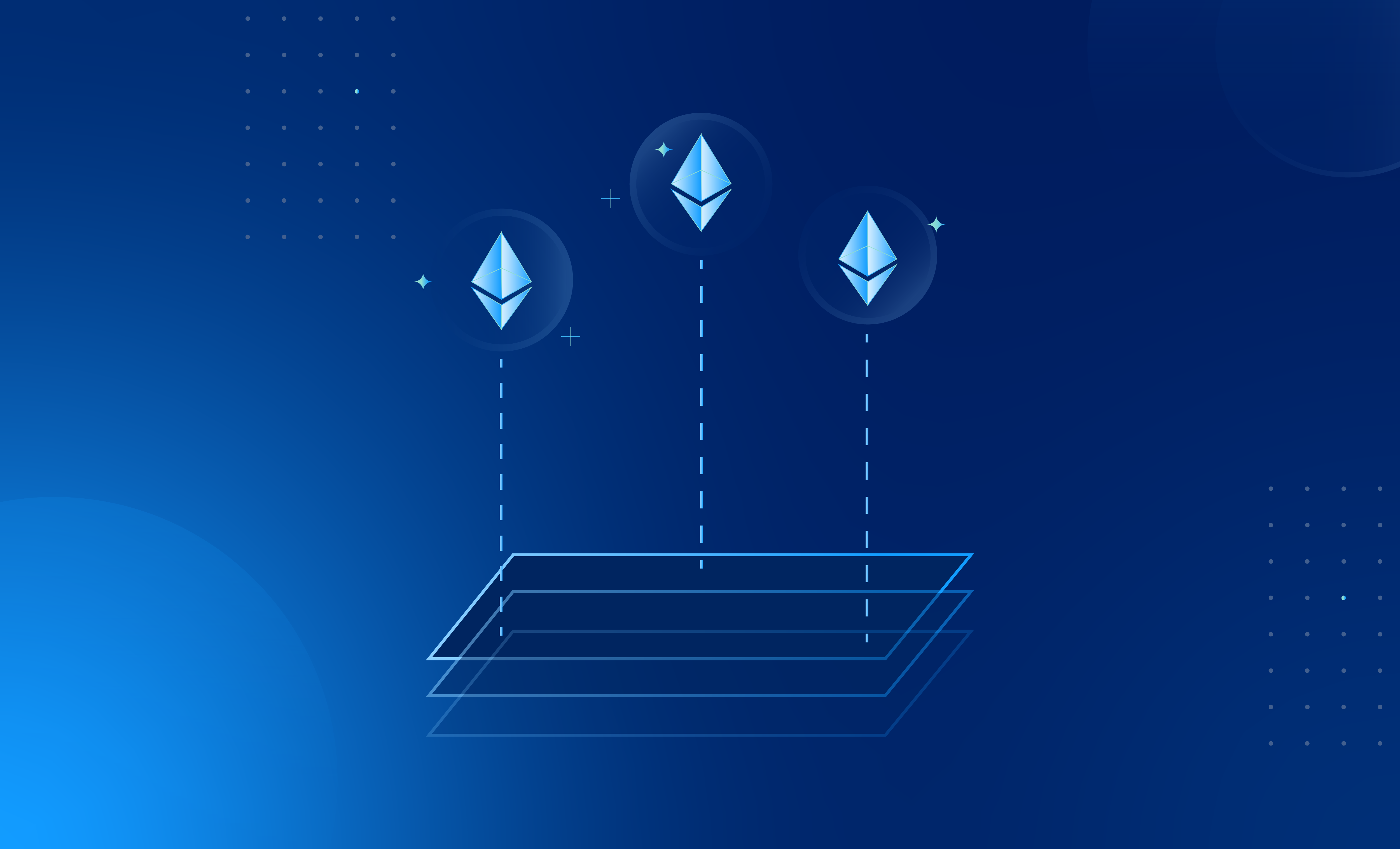 Illustration of EigenLayer restaked Ethereum validators securing AI agents and agentic payments across blockchains