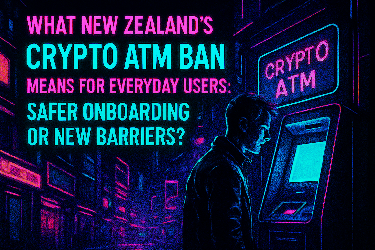 What New Zealand’s Crypto ATM Ban Means for Everyday Users: Safer Onboarding or New Barriers?