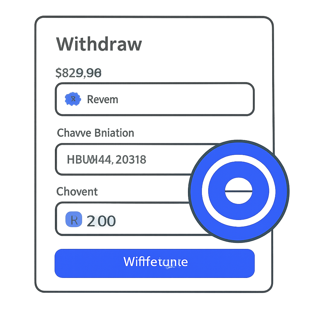 A withdrawal screen on Coinbase with the Base network selected, and a wallet address being entered, with a focus on the Base logo and USDC icon.