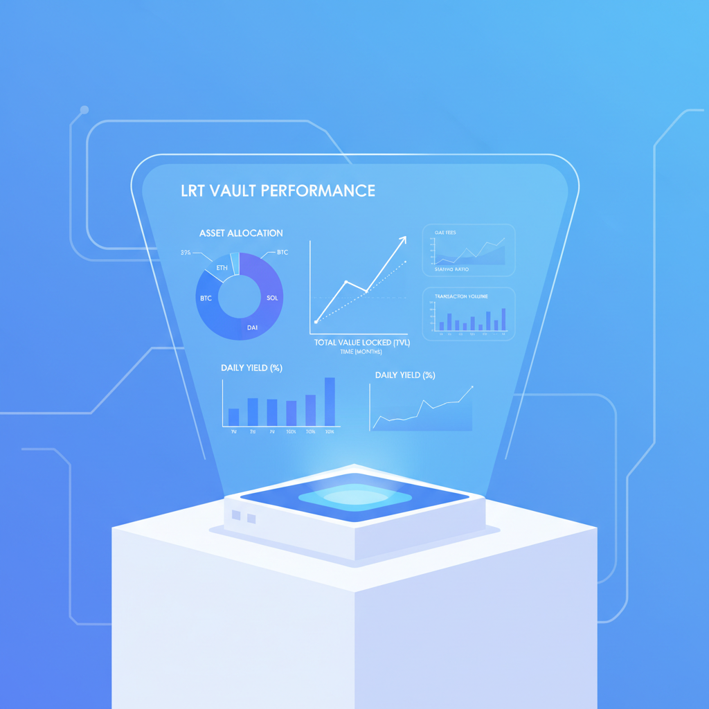 monitoring lrt vault performance dashboard charts graphs holographic display