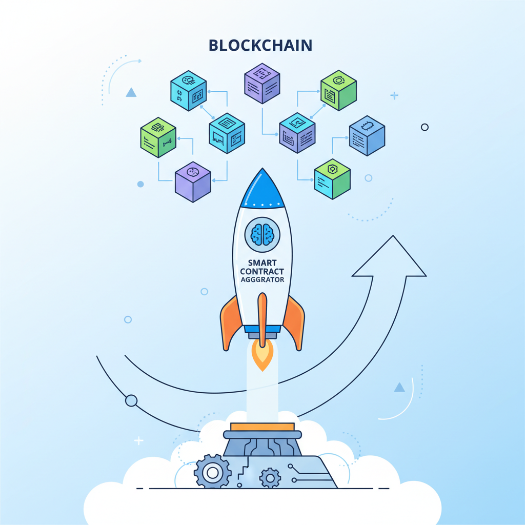 deploying smart contract aggregator rocket launching to blockchain