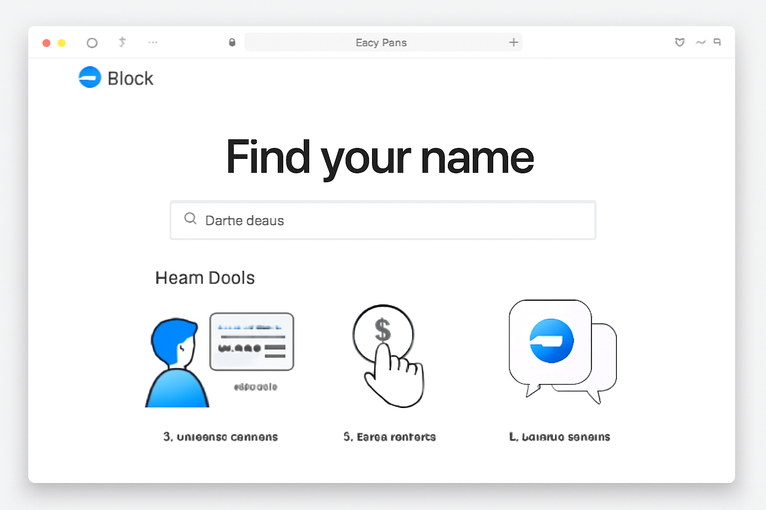 screenshot of base.org/names homepage, clean web interface, search bar prominent, base branding